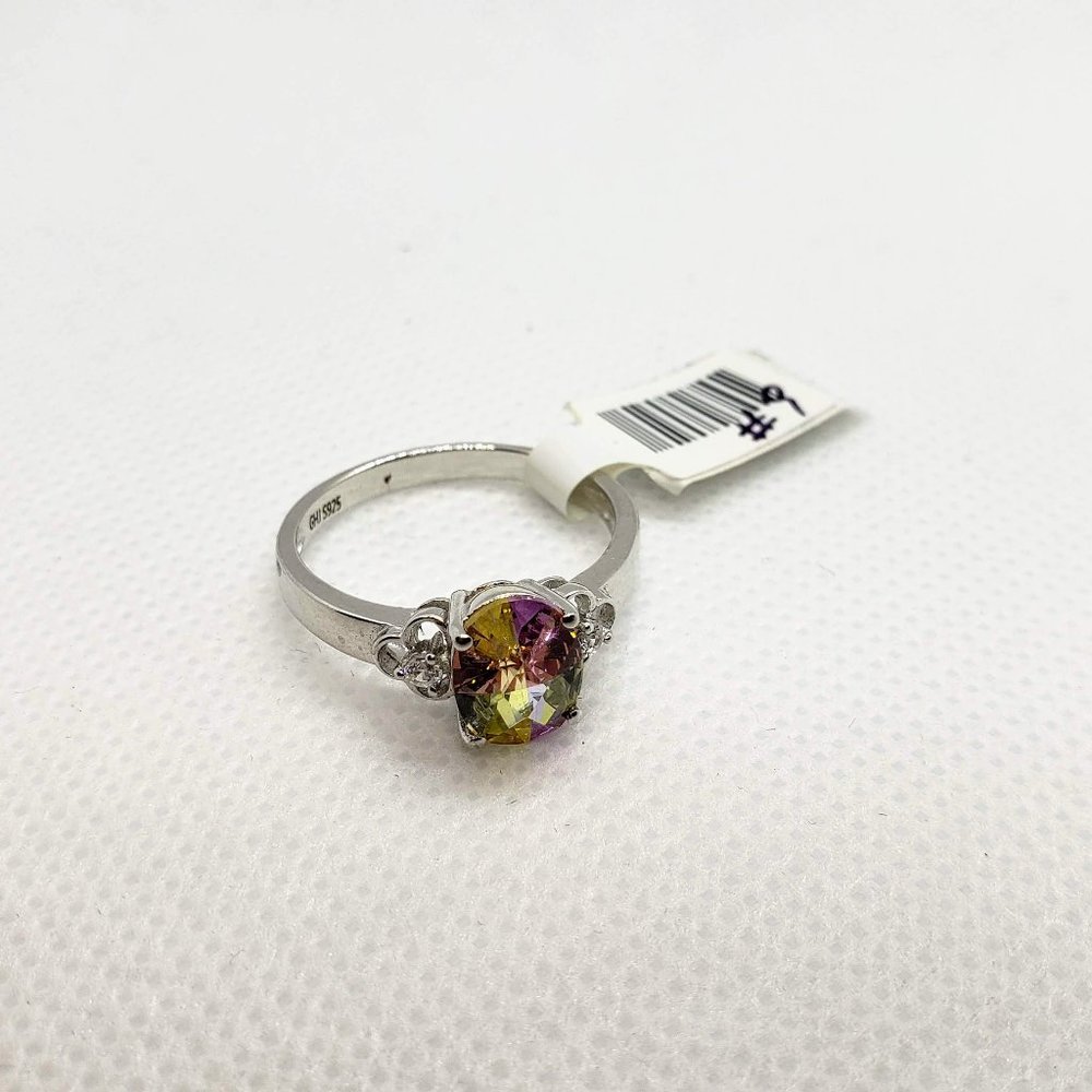 Lucky Stone Oval in Sterling Silver Ring